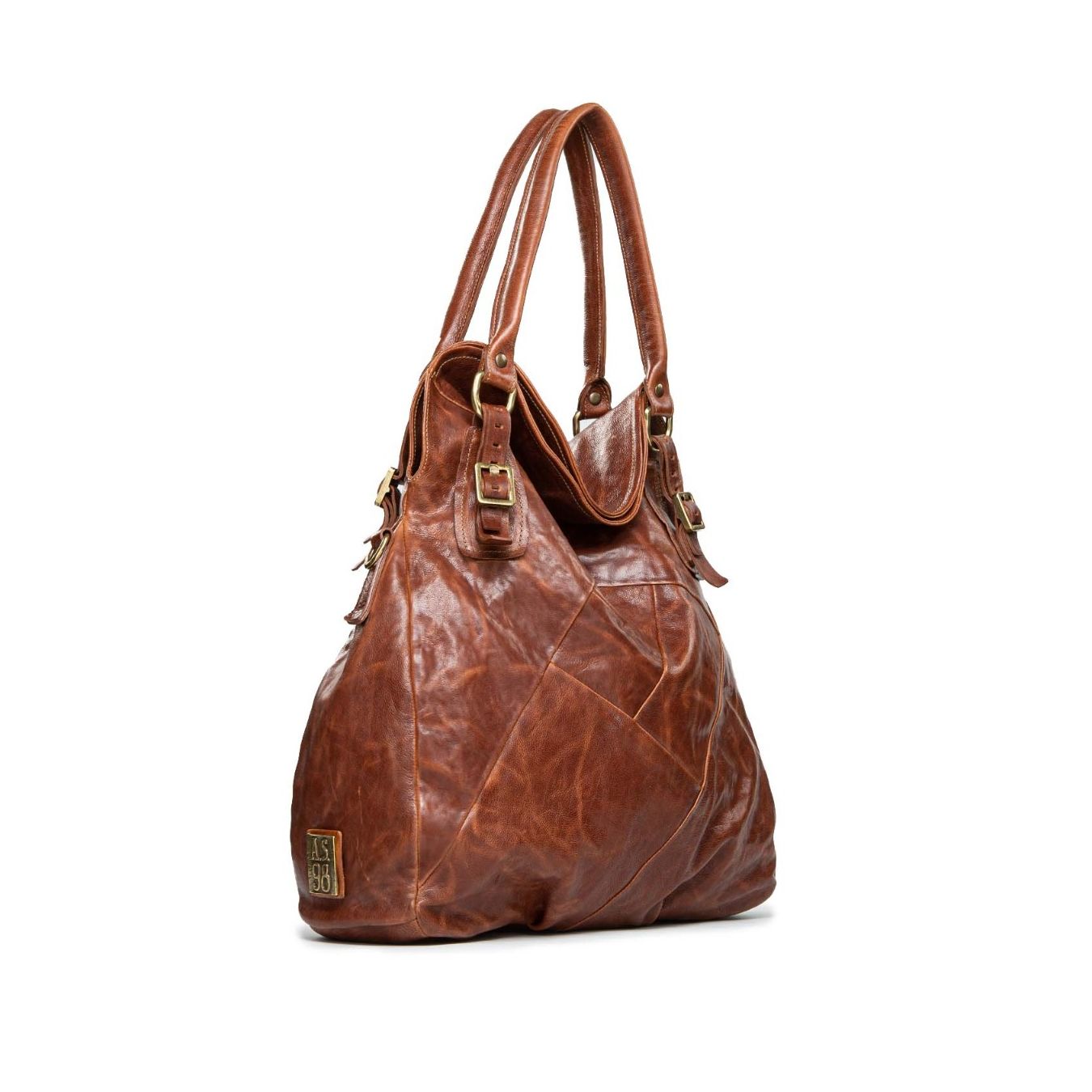 shopper pelle cuoio