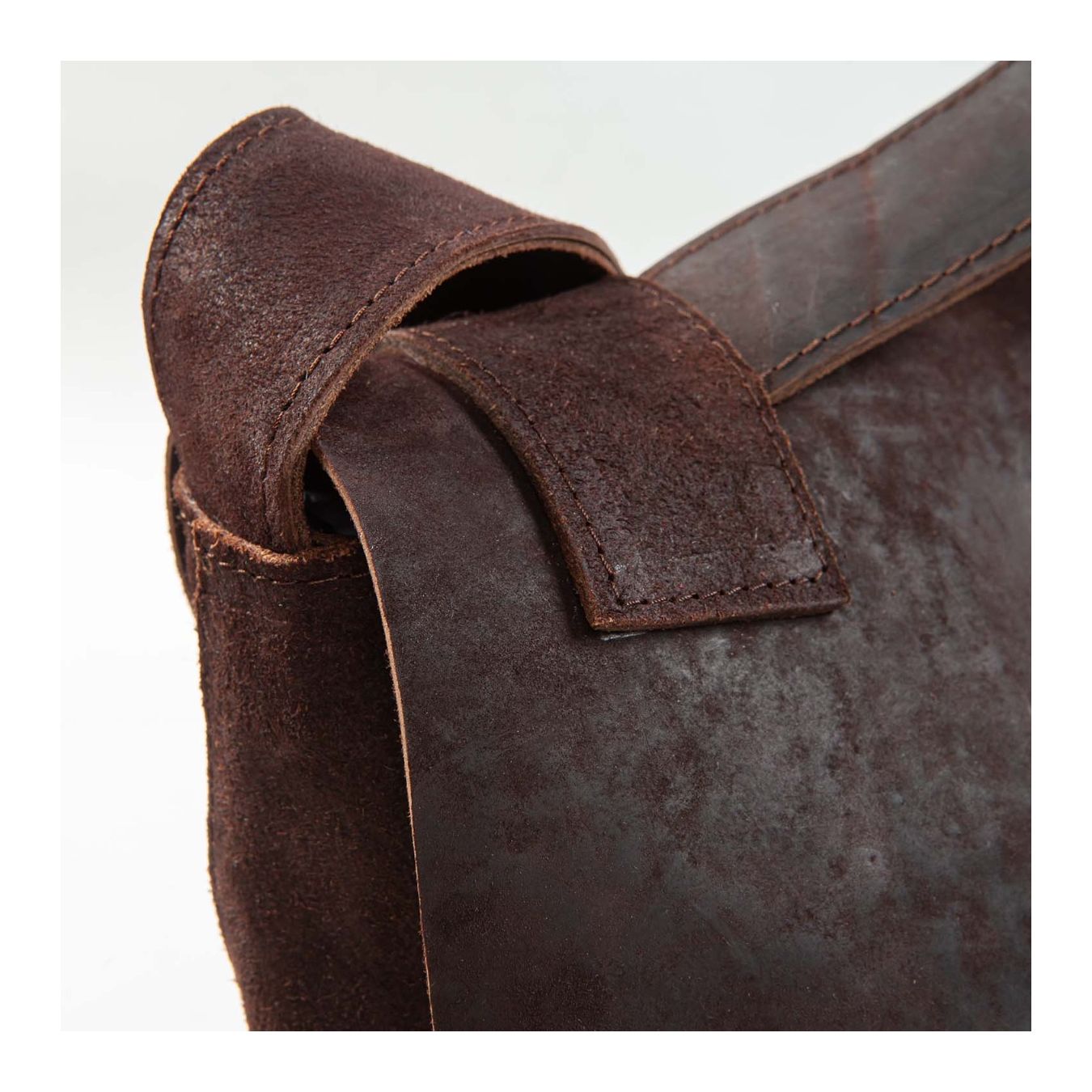 shopper DOCTOR HANDBAG in pelle marrone manici