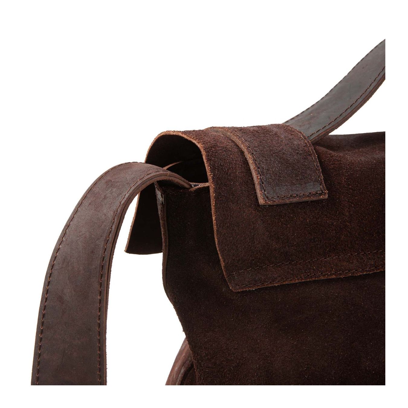 shopper DOCTOR HANDBAG in pelle marronetracolla