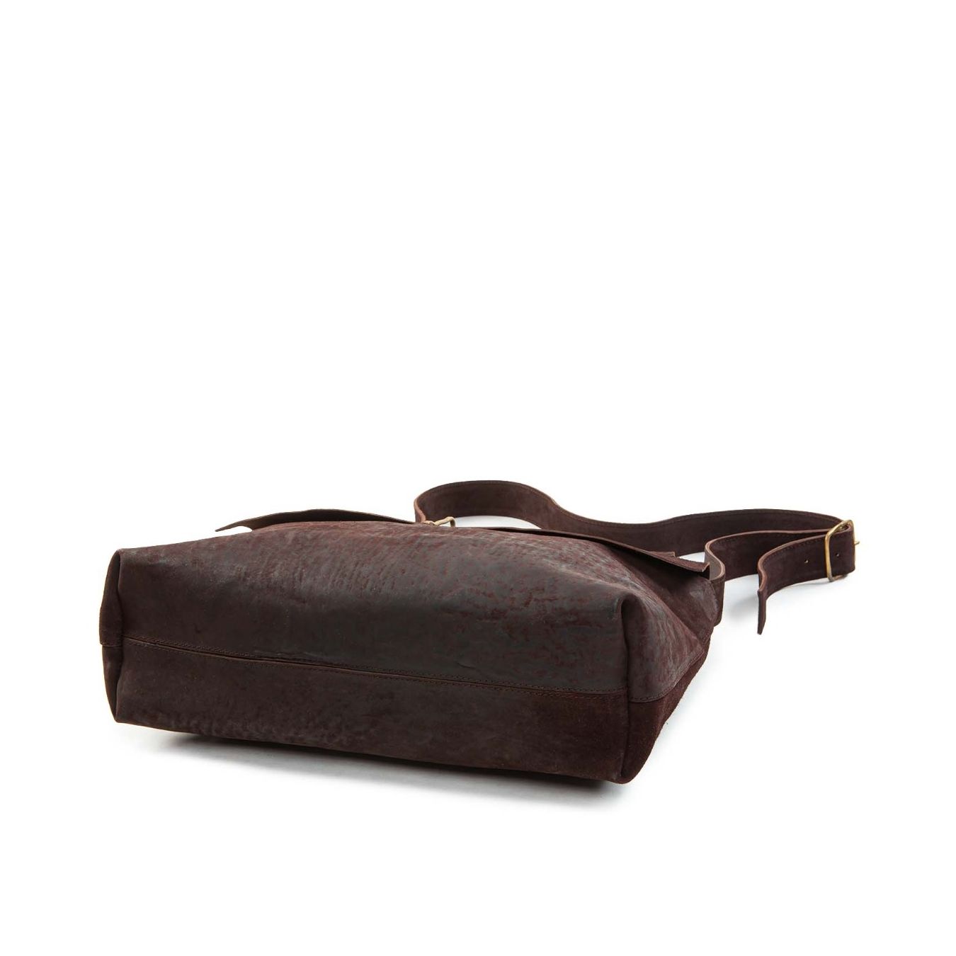 shopper DOCTOR HANDBAG in pelle marrone sotto
