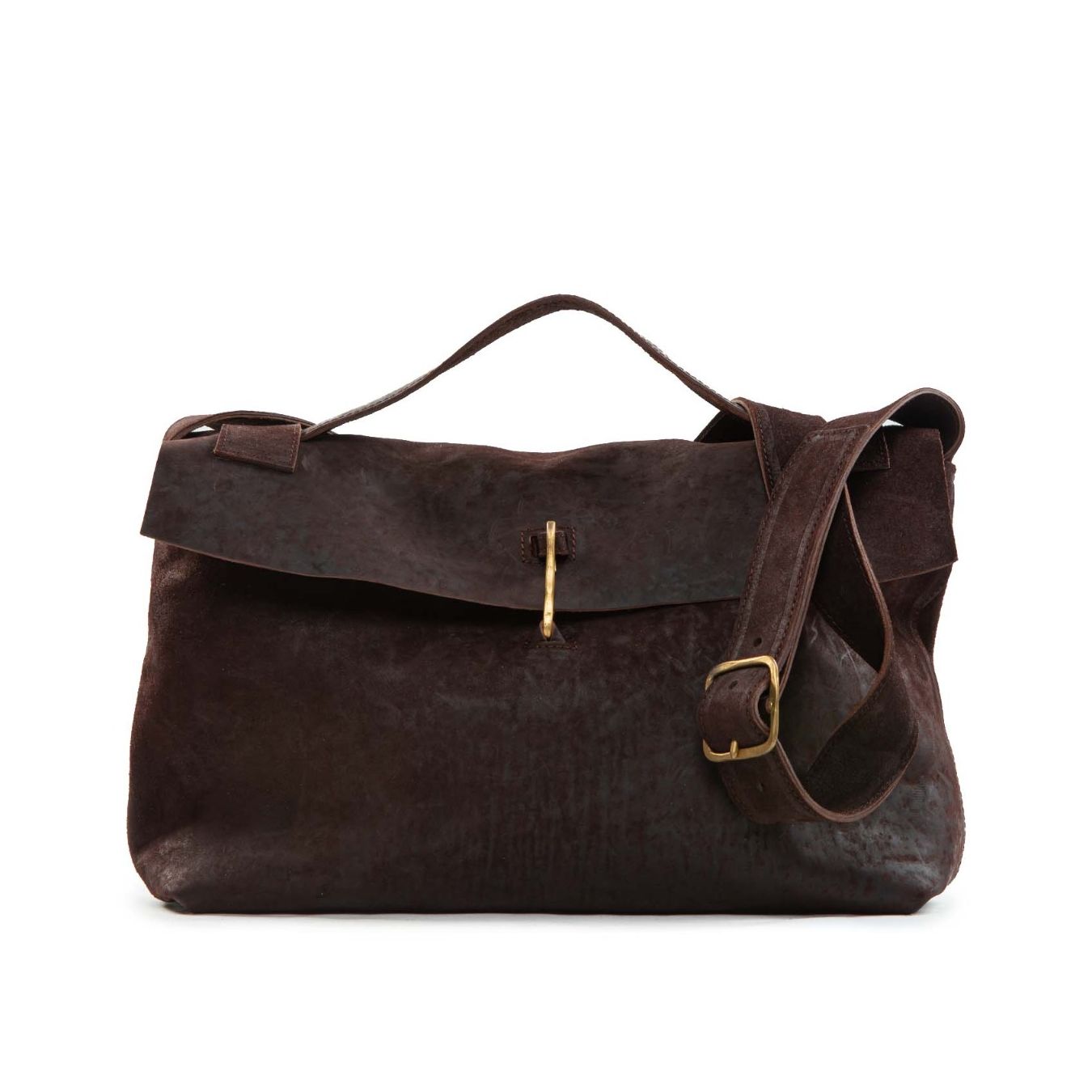 shopper DOCTOR HANDBAG in pelle marrone