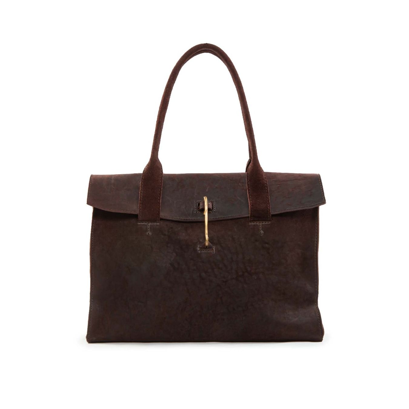 shopper DOCTOR L in pelle marrone