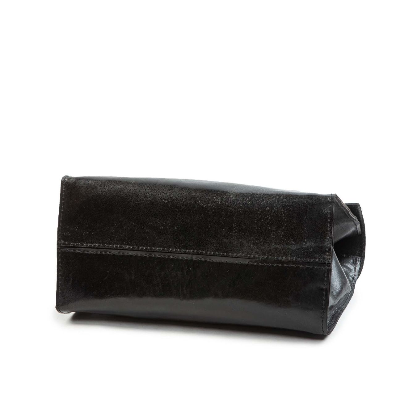 shopper DOCTOR M LUX in pelle nera sotto