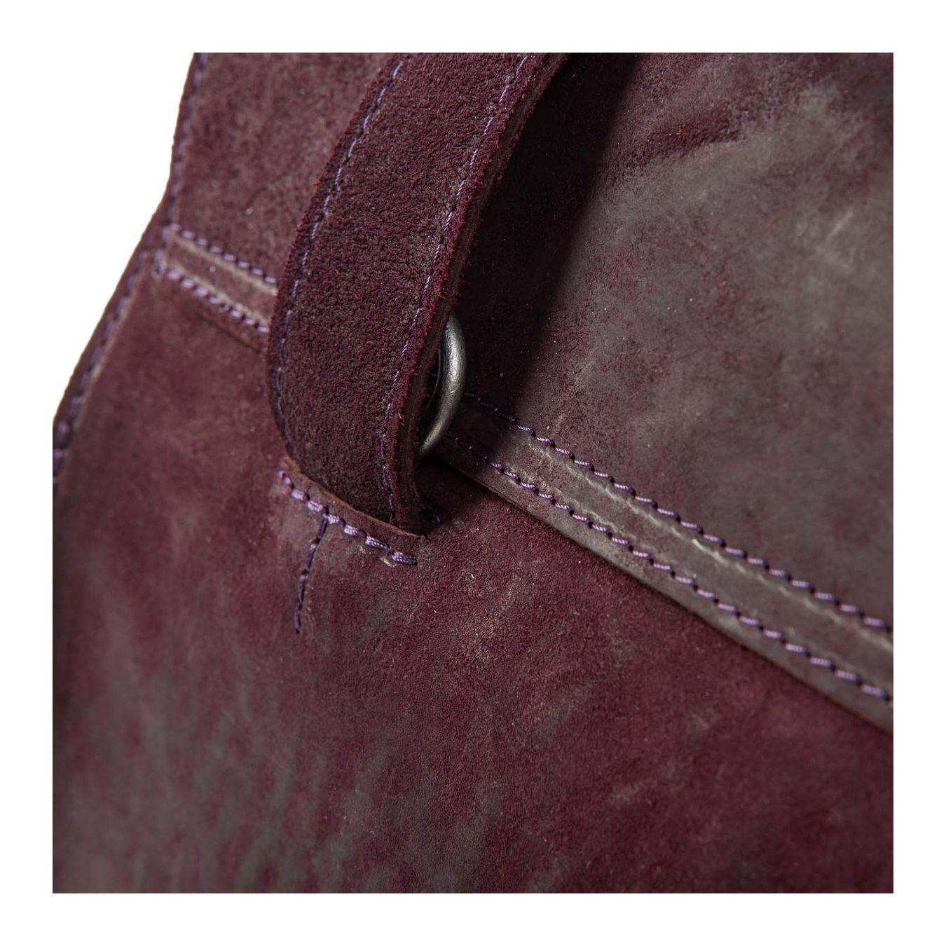shopper DOCTOR M in pelle viola dettaglio
