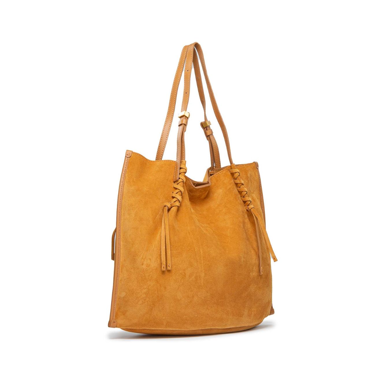 shopper DORY in camoscio peanut