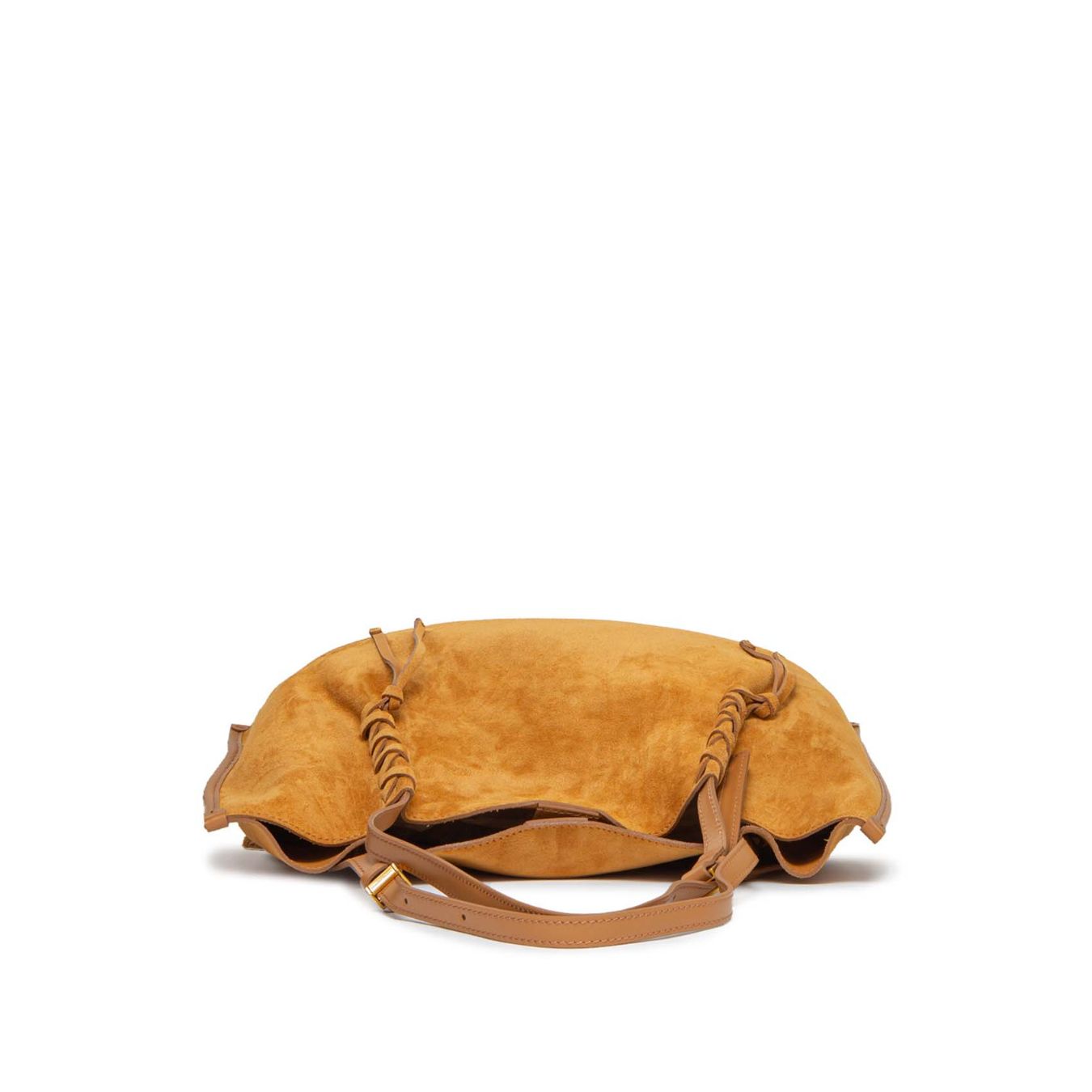 shopper DORY in camoscio peanut