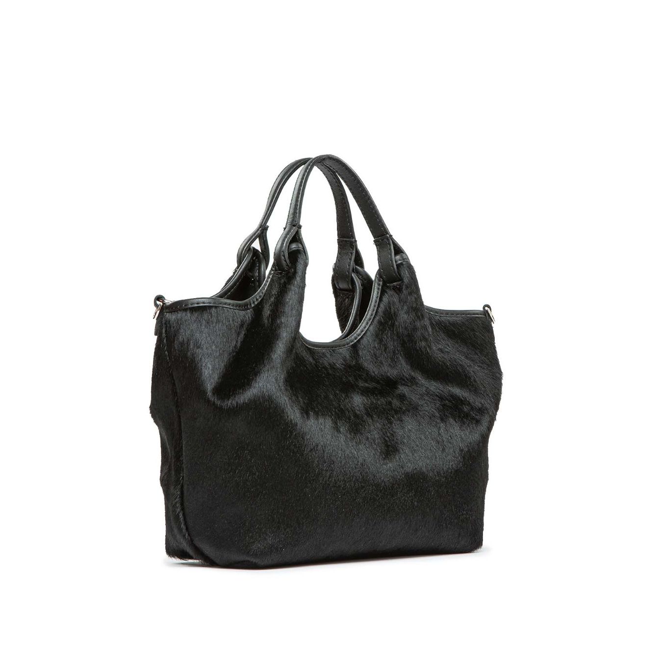 shopper DUA media in cavallino nero 