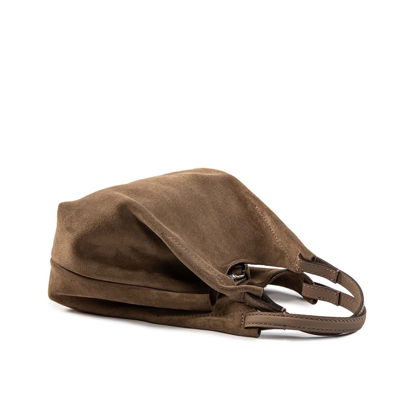 shopper DUA large camoscio daino lato