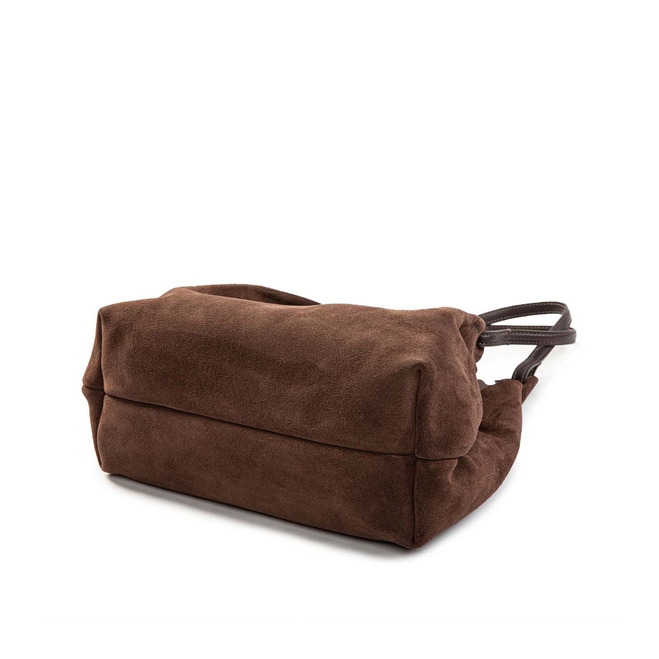 shopper DUA large camoscio moka sotto