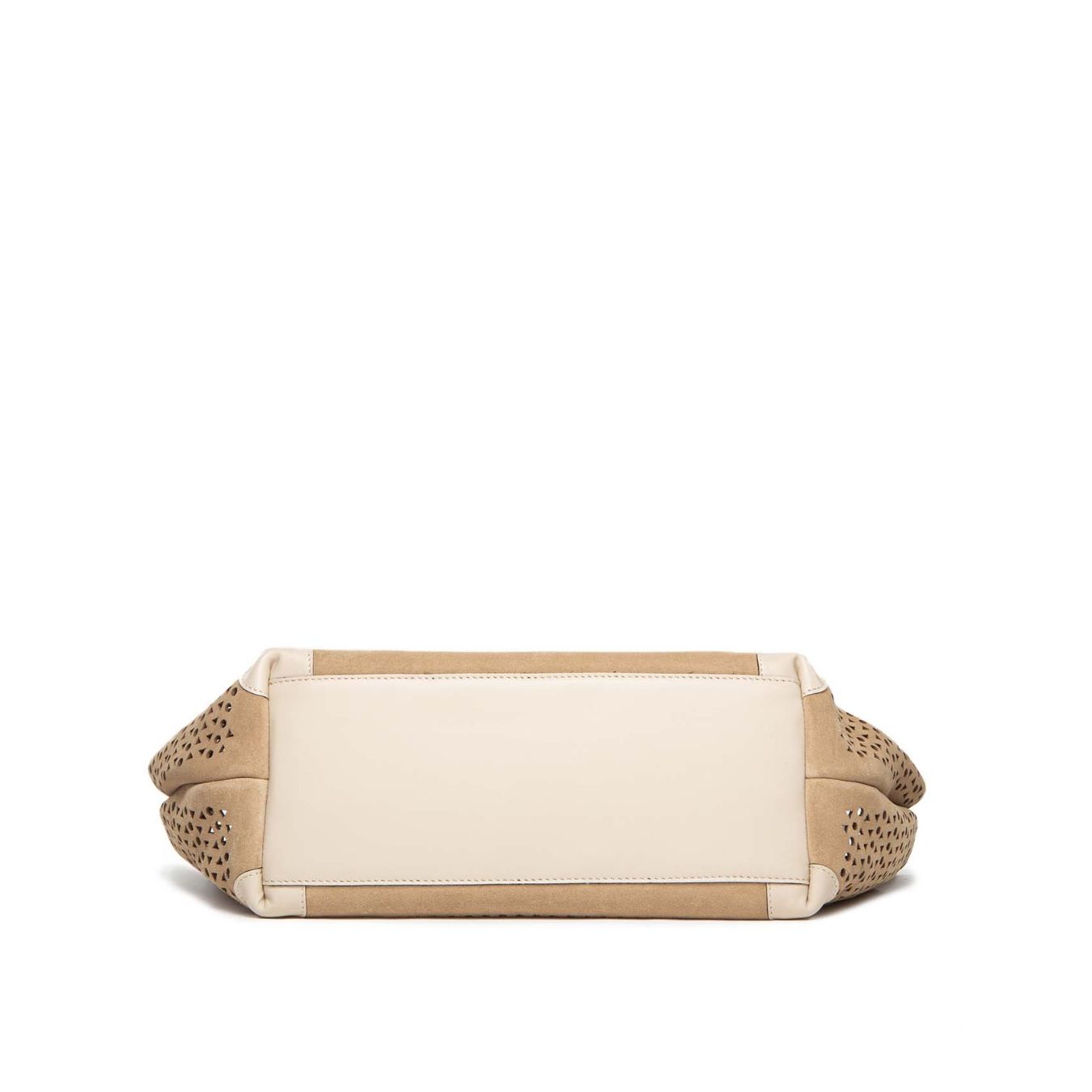 shopper DUA large in camoscio forato  sotto