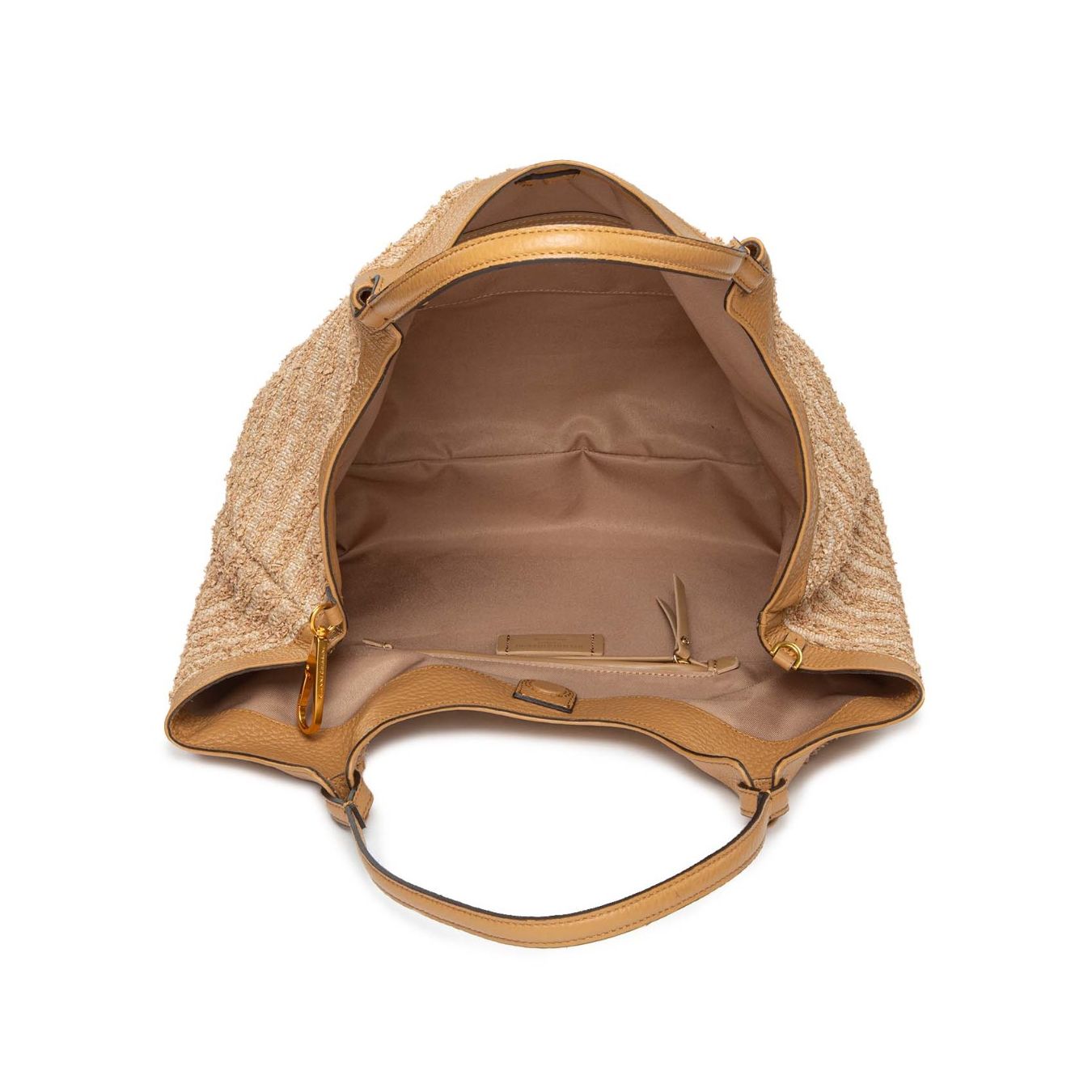 shopper DUA large in paglia nature gianni chiarini interno