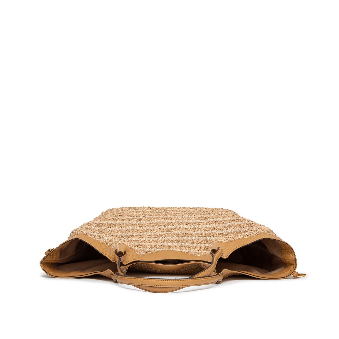 shopper DUA large in paglia nature gianni chiarini  sopra