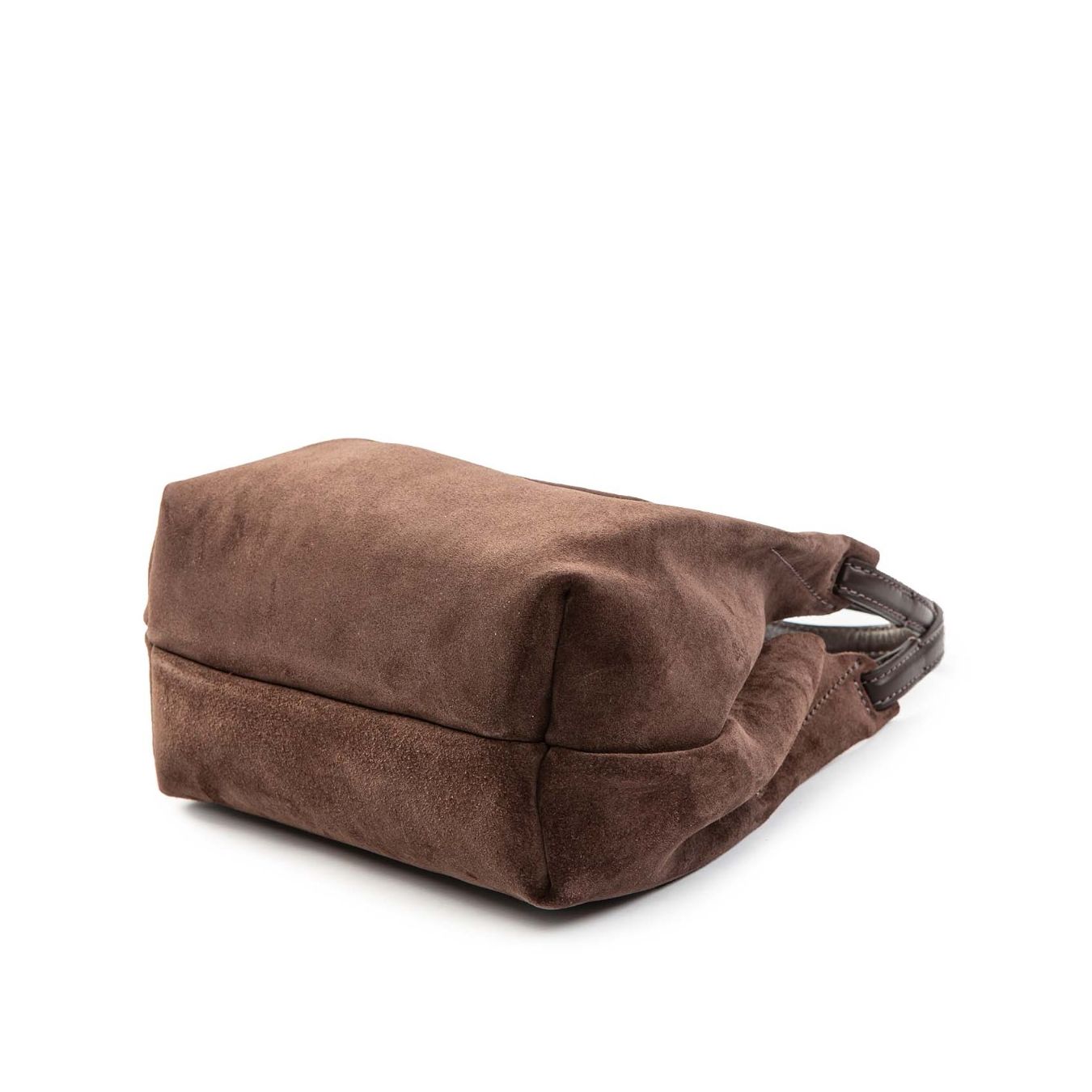 shopper DUA media camoscio moka sotto