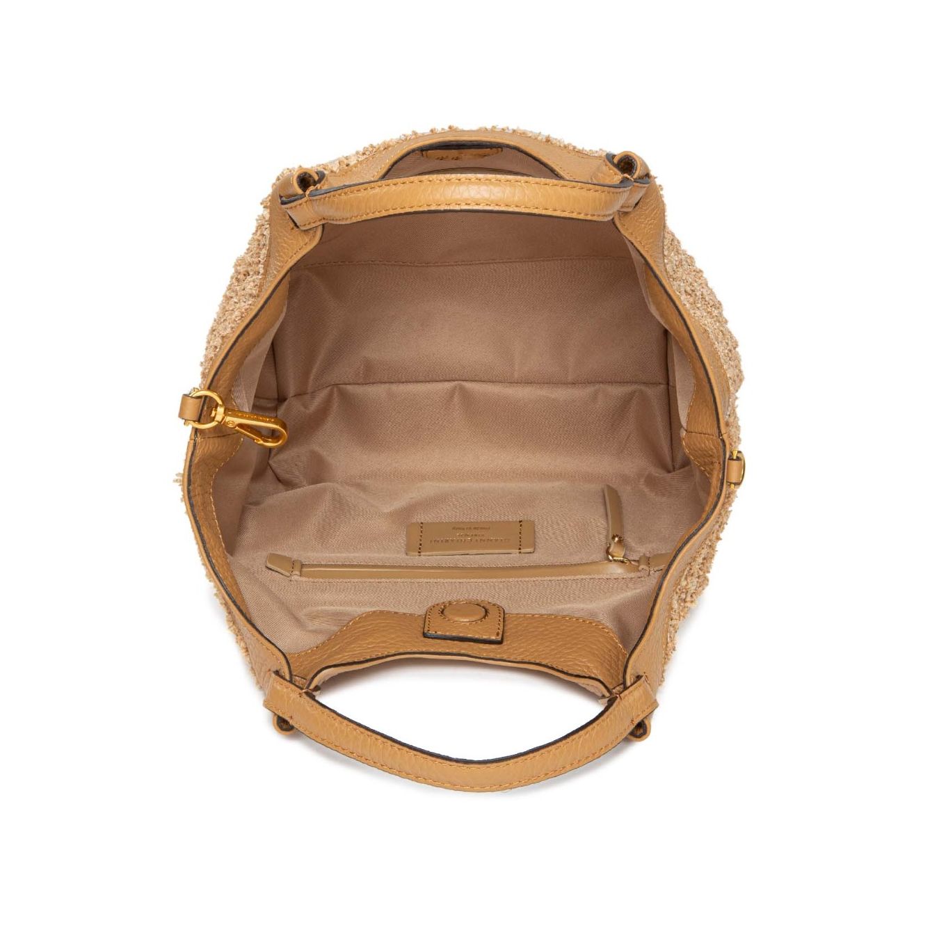 gianni chiarini shopper DUA media in paglia nature  interno