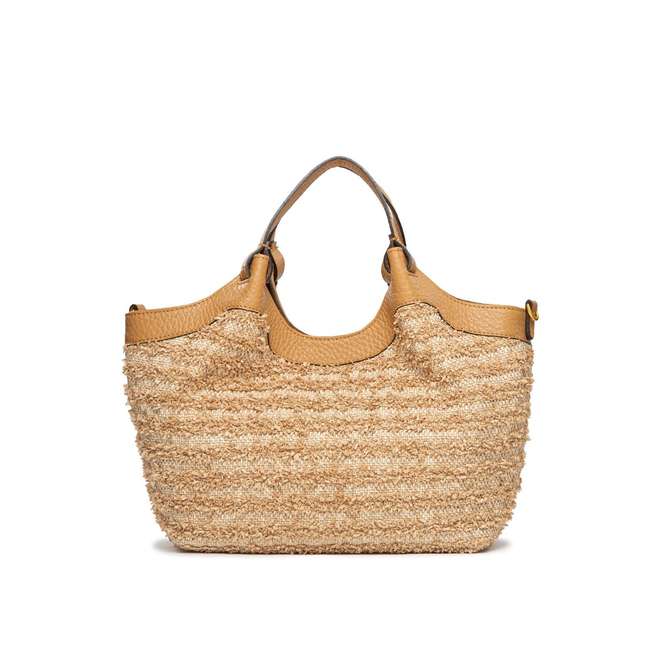 gianni chiarini shopper DUA media in paglia nature 