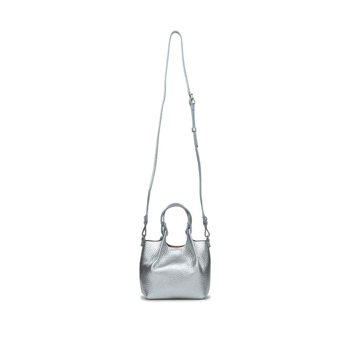 shopper DUA mini in argento 