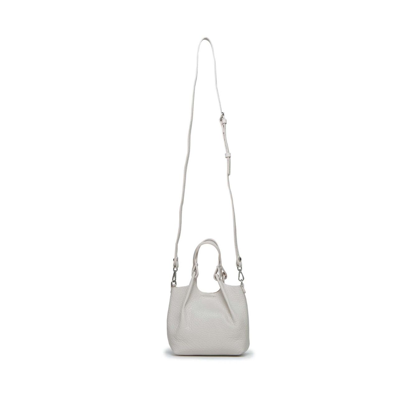 mini shopper DUA mini in pelle sabbia