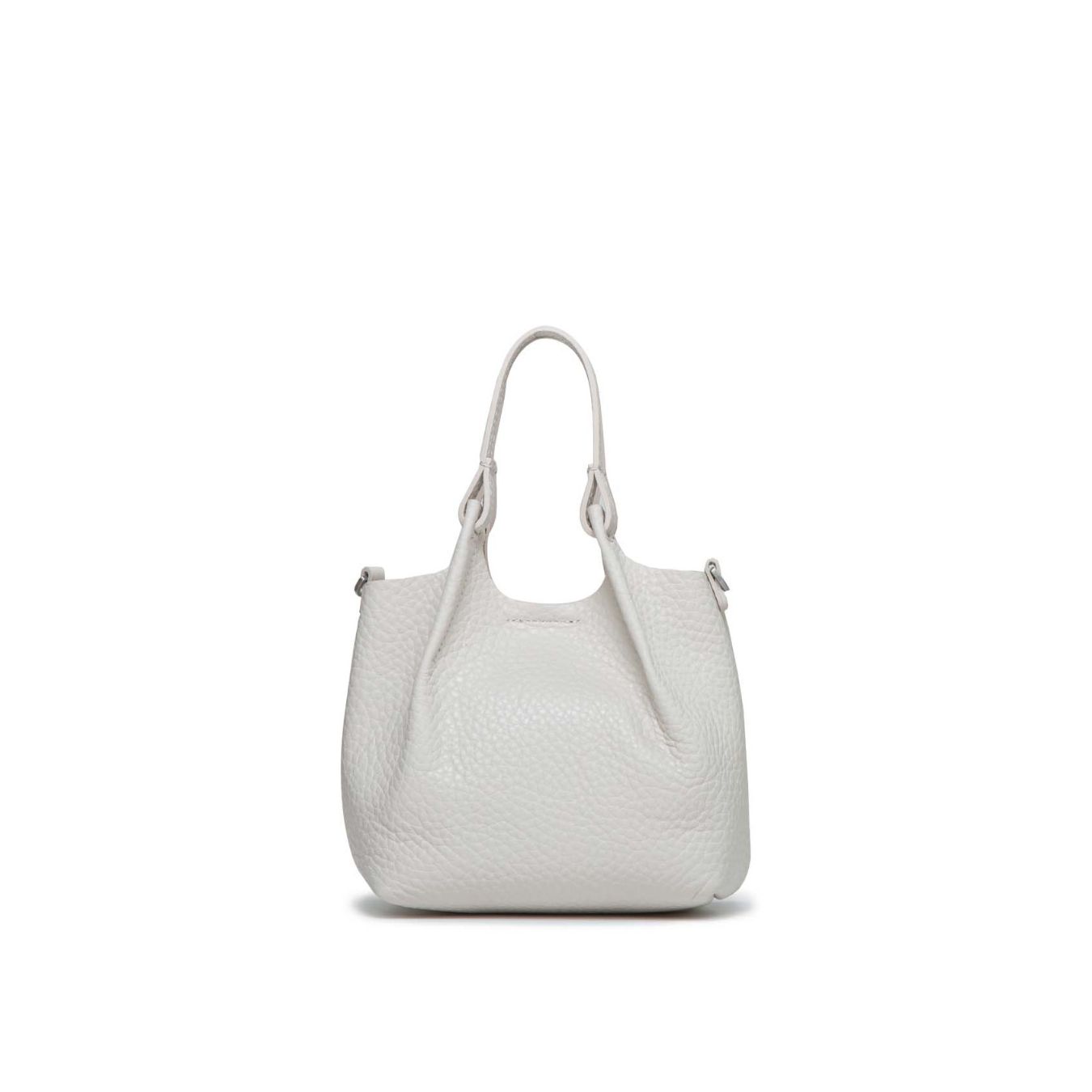 mini shopper DUA mini in pelle sabbia