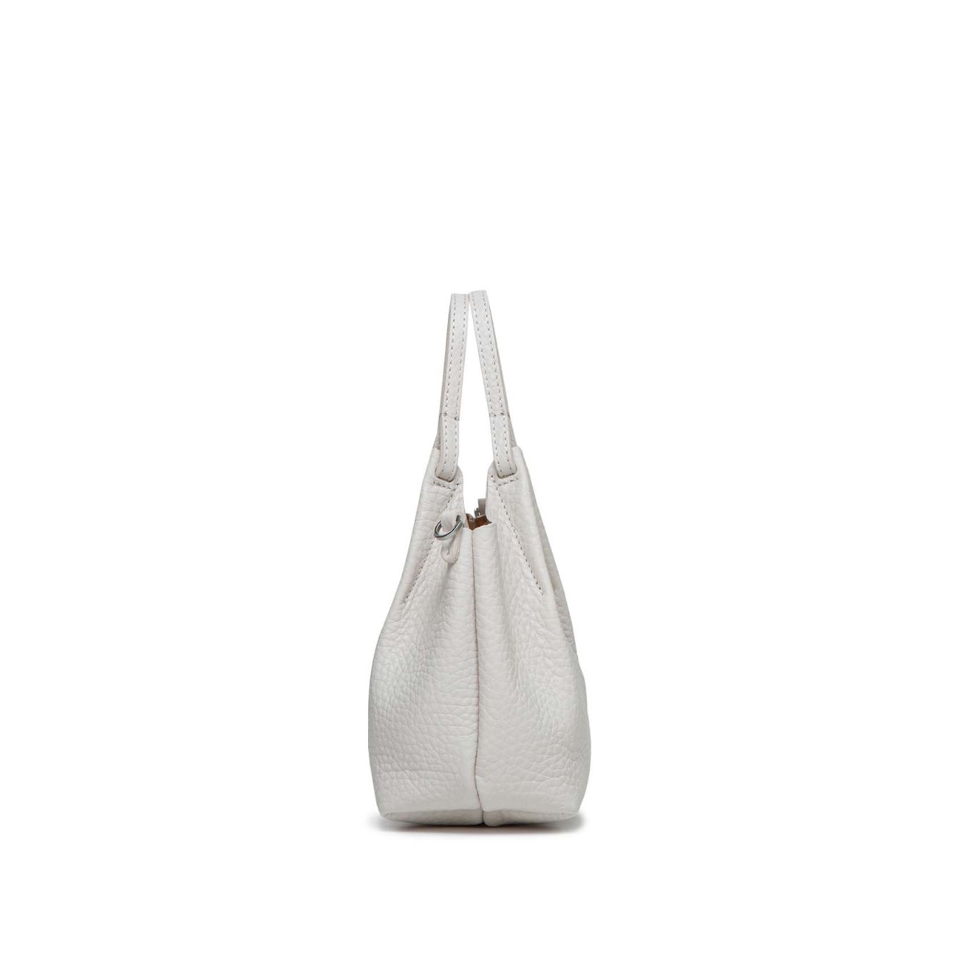 mini shopper DUA mini in pelle sabbia