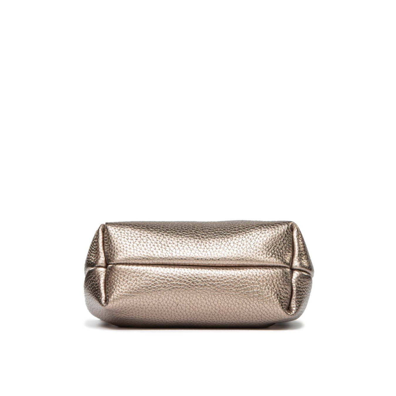 shopper DUA media in pelle grigia 