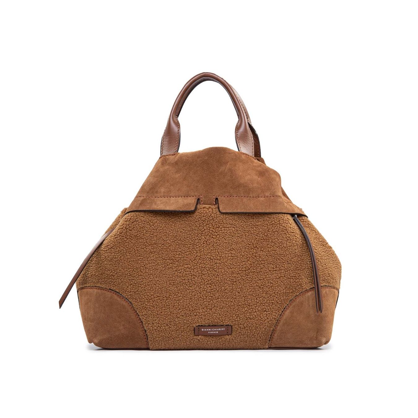 borsa shopper duna in teddy cognac