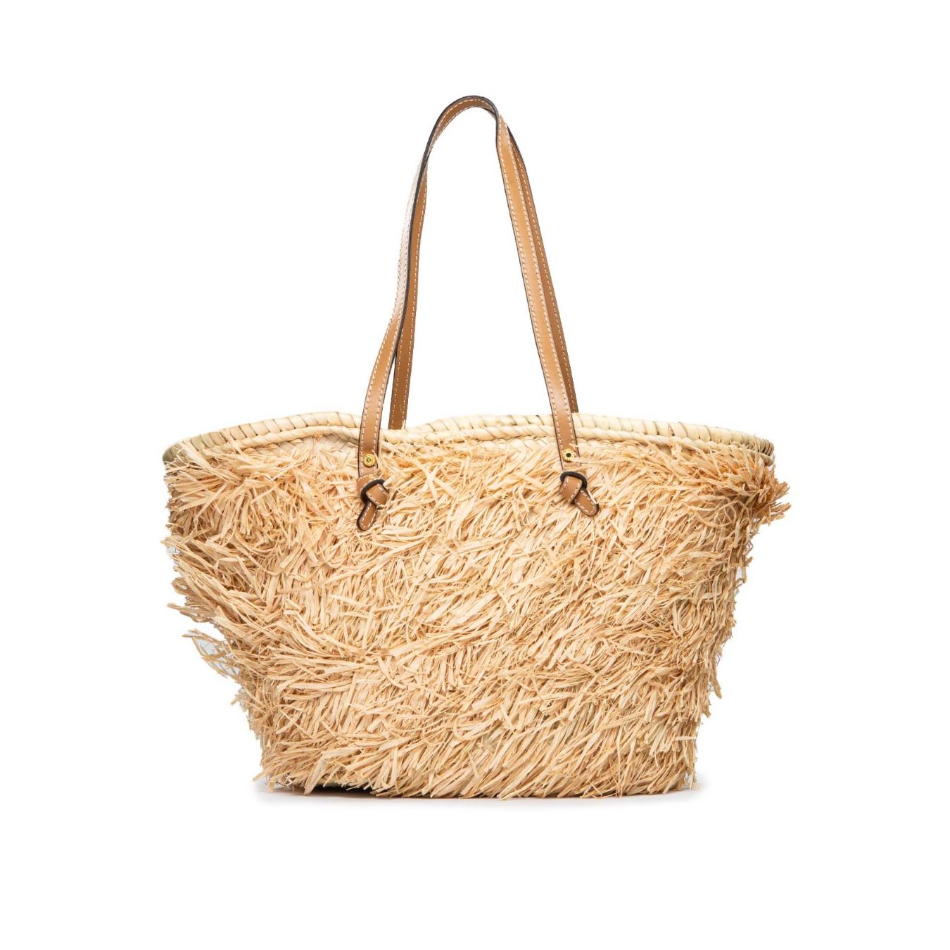 borsa in paglia intrecciata