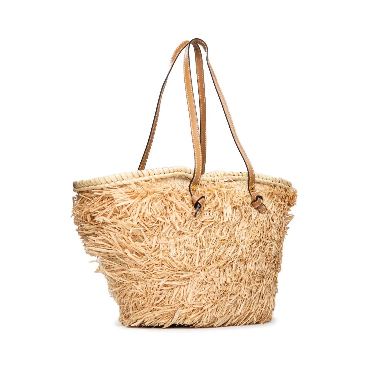 borsa in paglia intrecciata