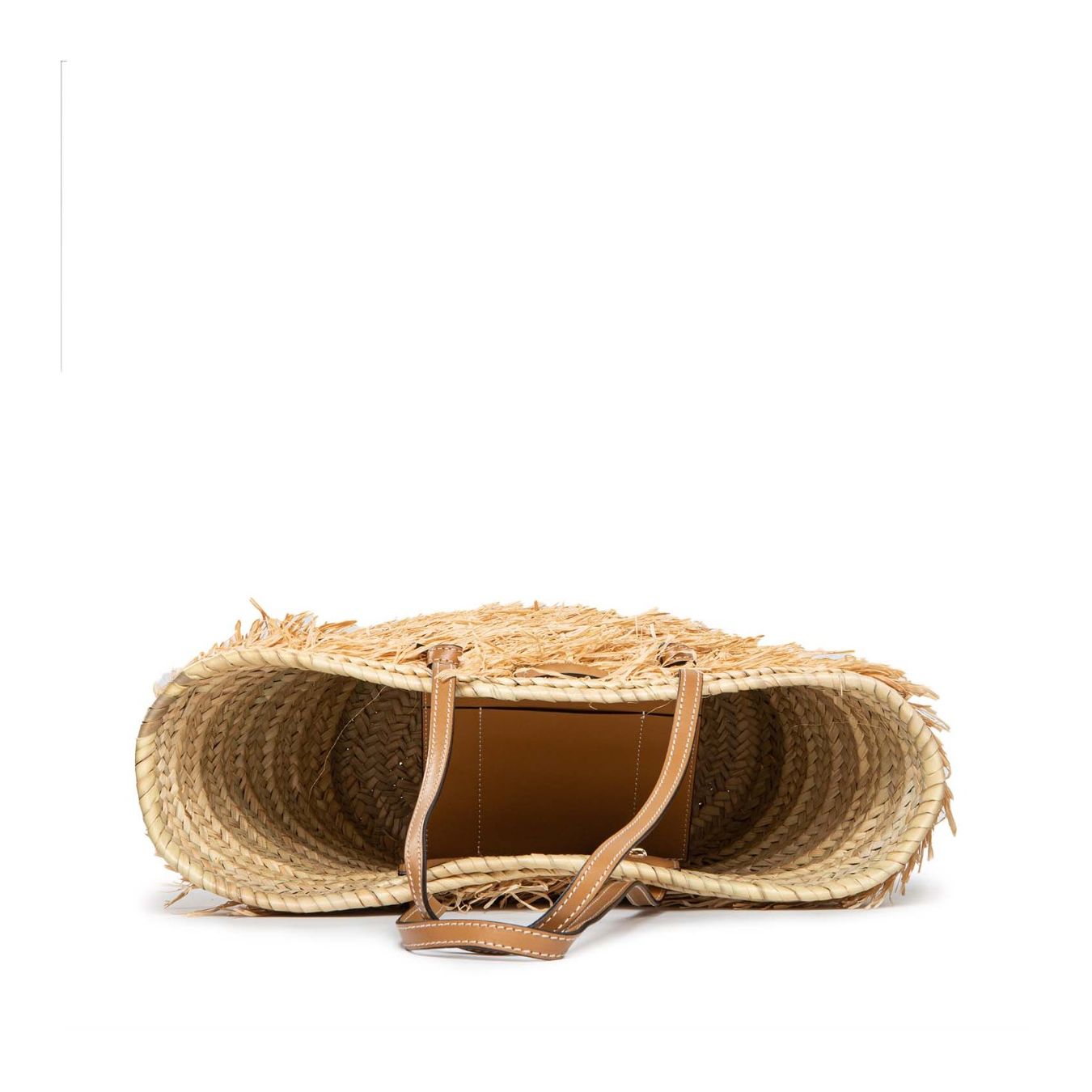 borsa in paglia intrecciata