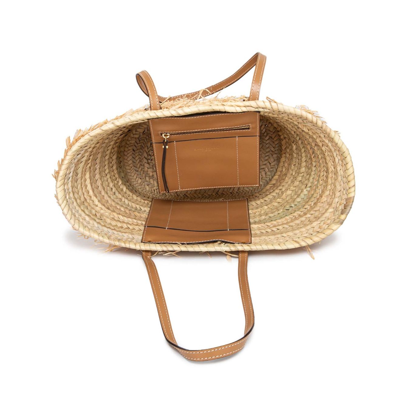 borsa in paglia intrecciata