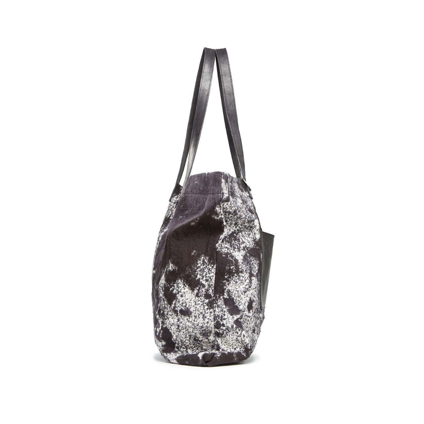shopper HEMP in tessuto grigio 
