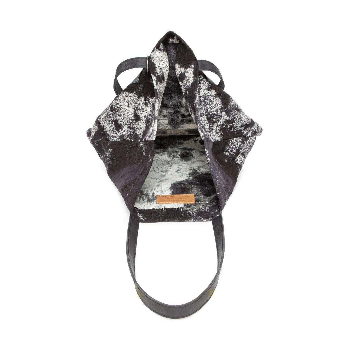 shopper HEMP in tessuto grigio 