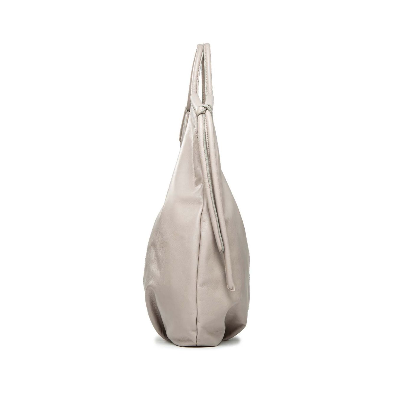 shopper KAREN in pelle grigia 
