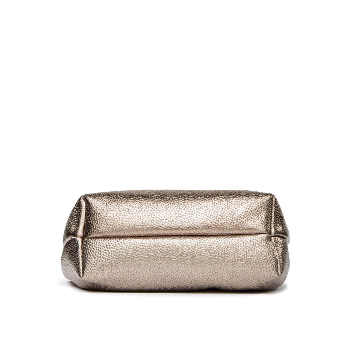 shopper DUA large in pelle grigia 