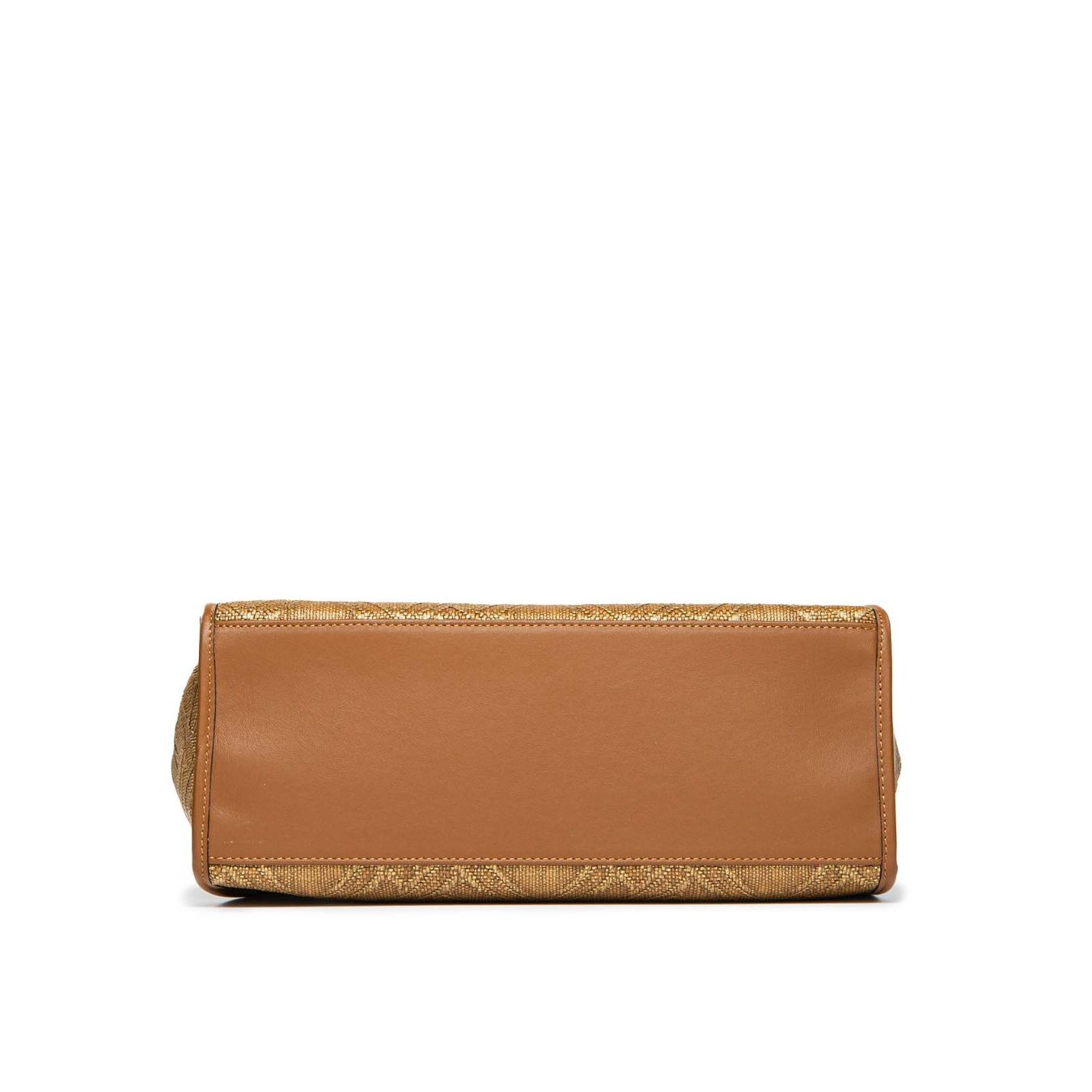 shopper MARCELLA in raffia bronzo 
