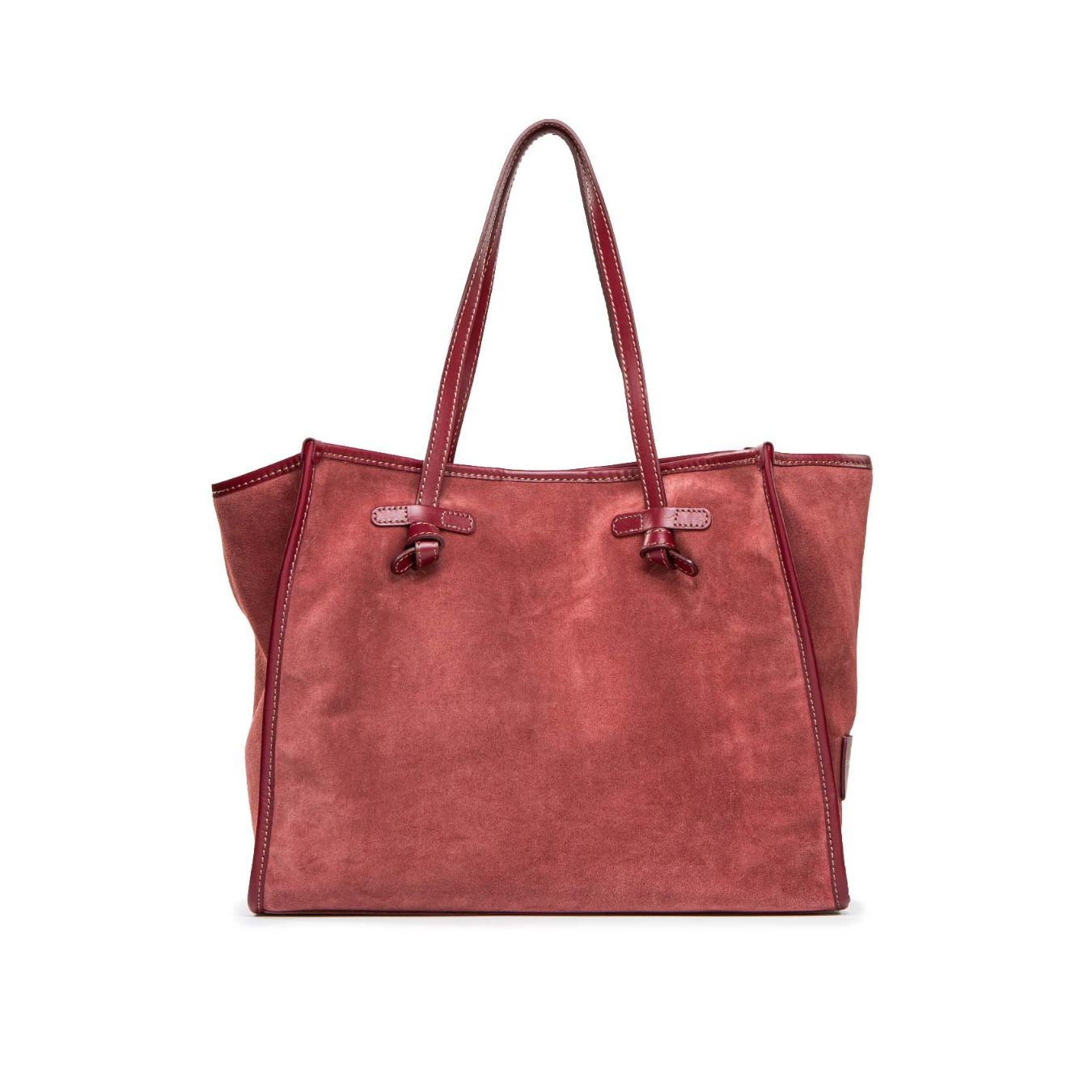 shopper MARCELLA in camoscio bordeaux 