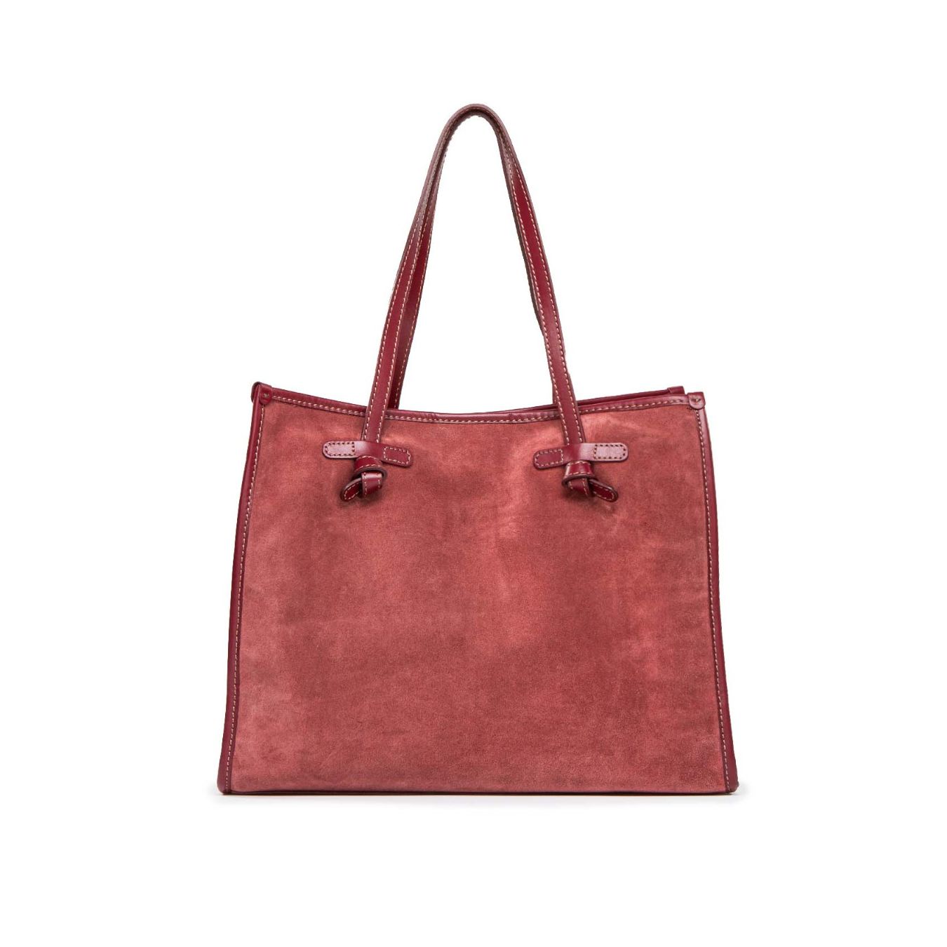 shopper MARCELLA in camoscio bordeaux 