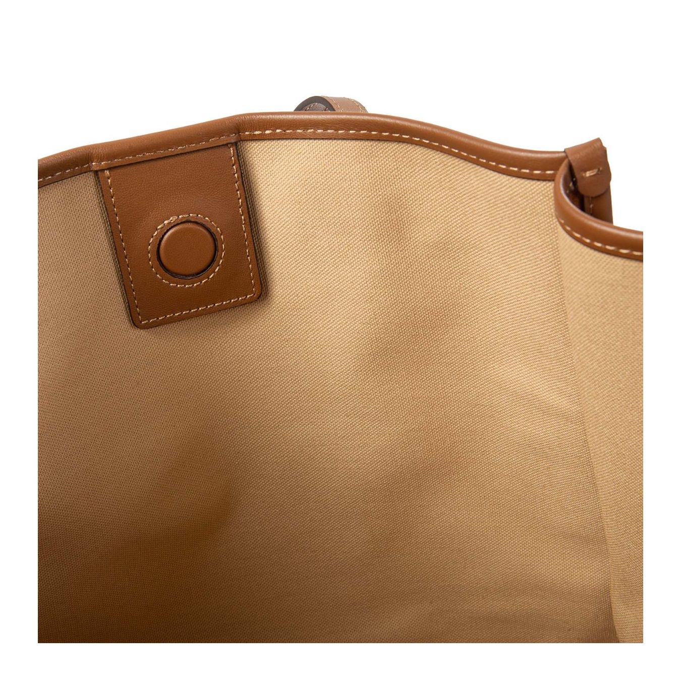 shopper MARCELLA camoscio cognac interno