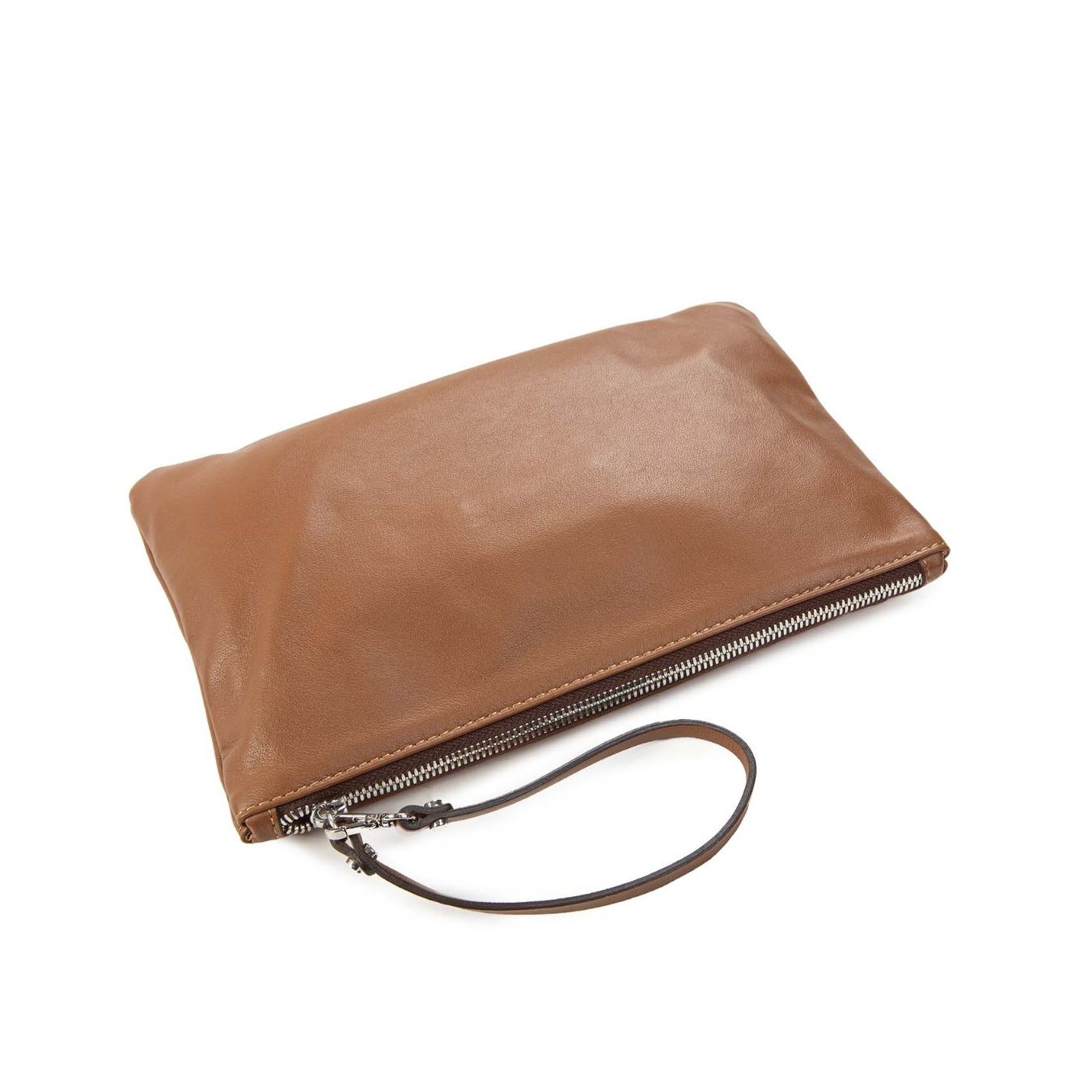 shopper MARCELLA camoscio cognac pochette