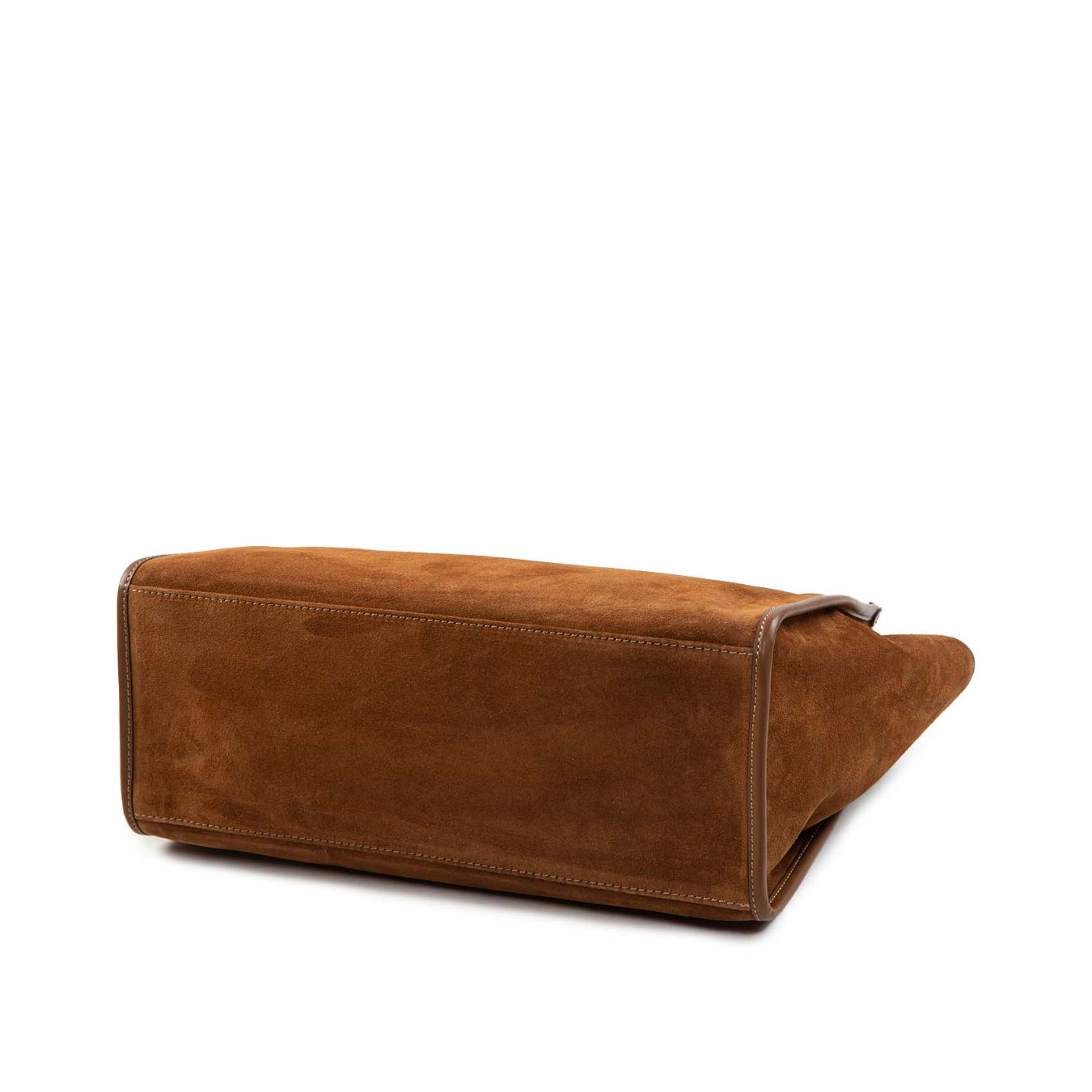 shopper MARCELLA camoscio cognac sotto
