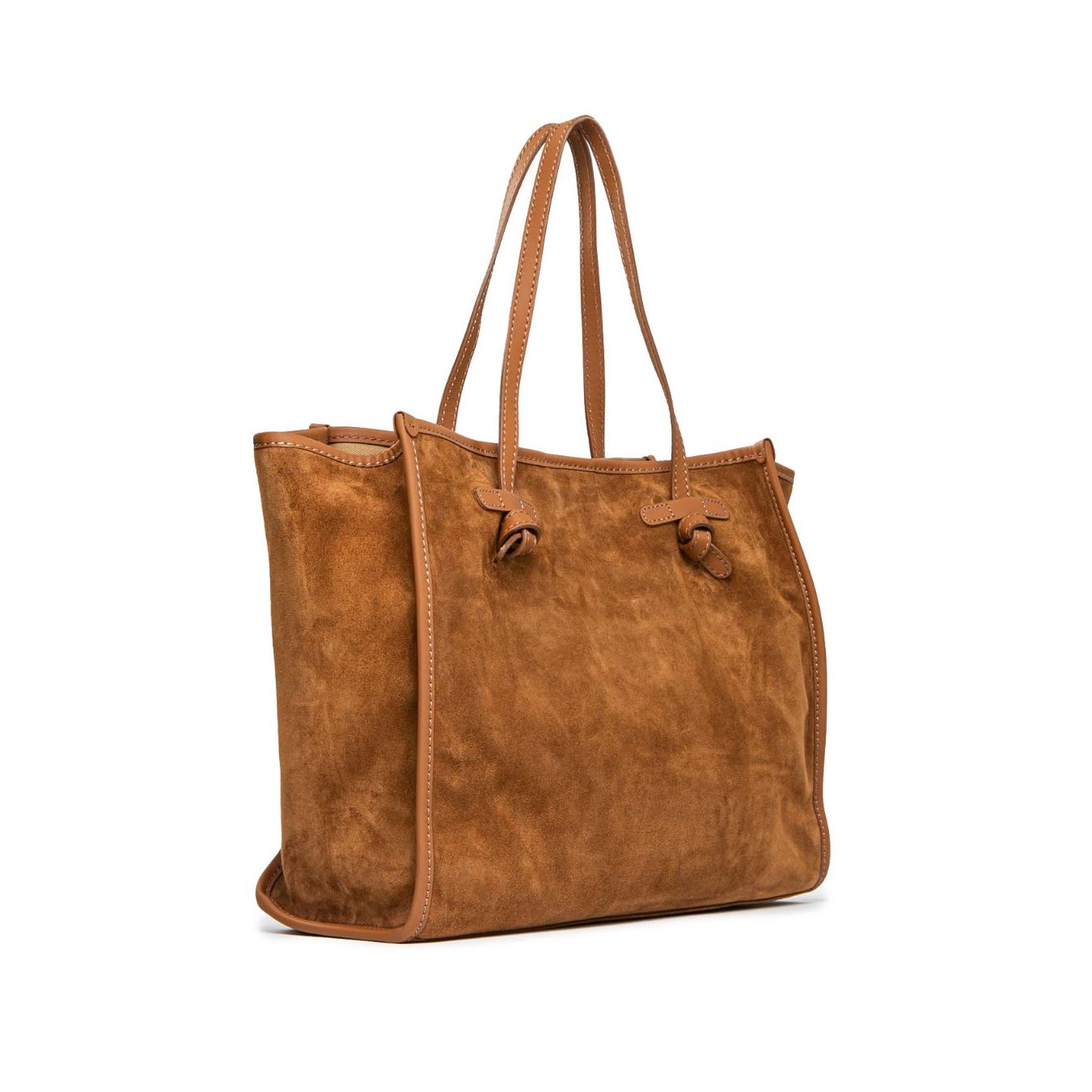 shopper MARCELLA in camoscio cuoio