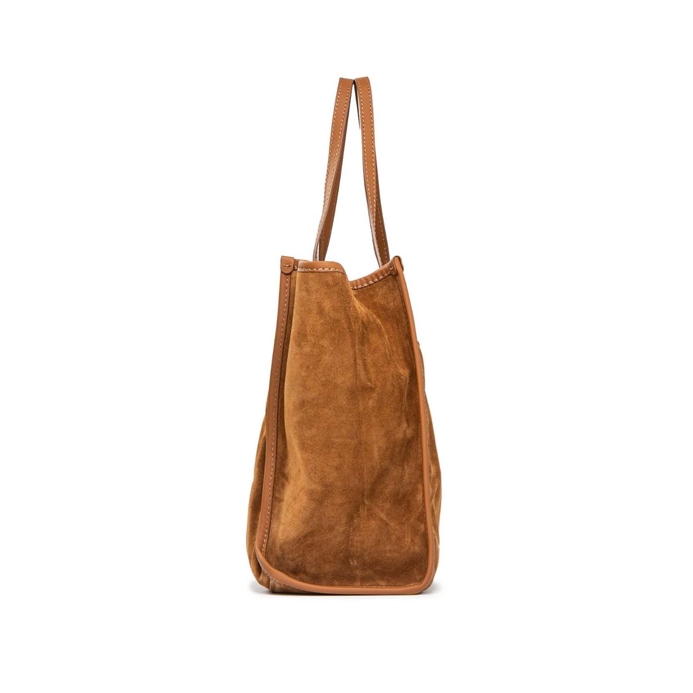 shopper MARCELLA in camoscio cuoio