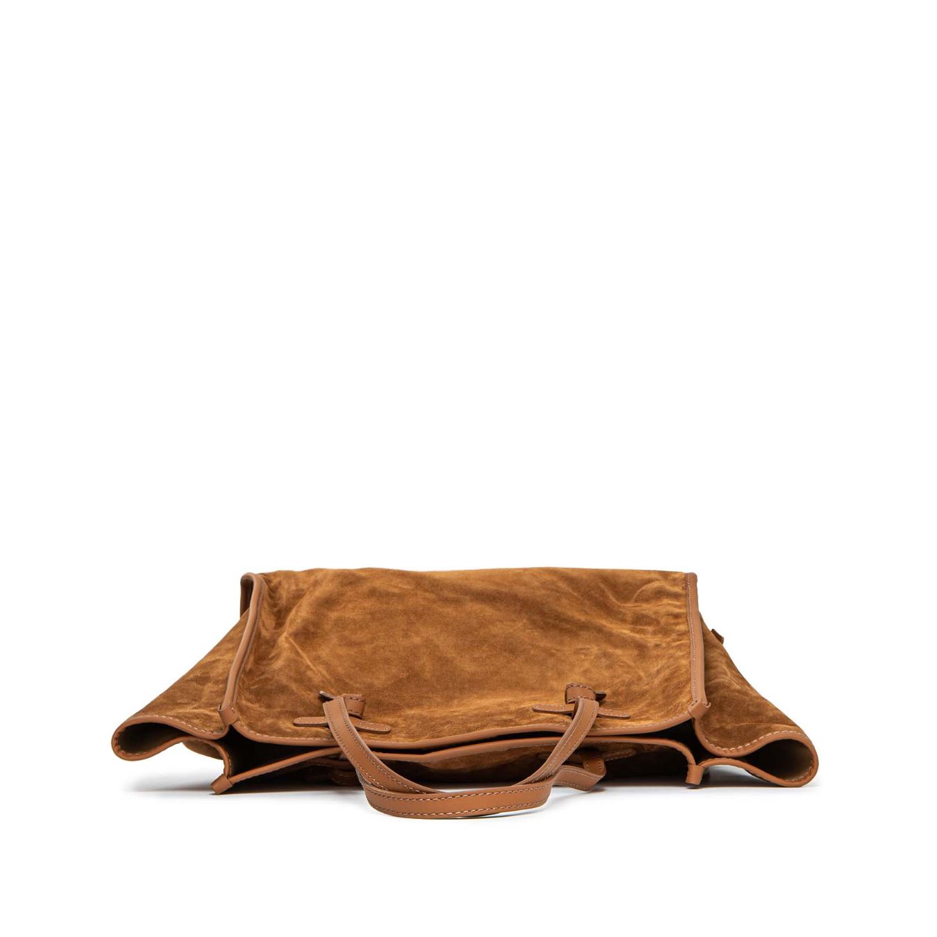 shopper MARCELLA in camoscio cuoio