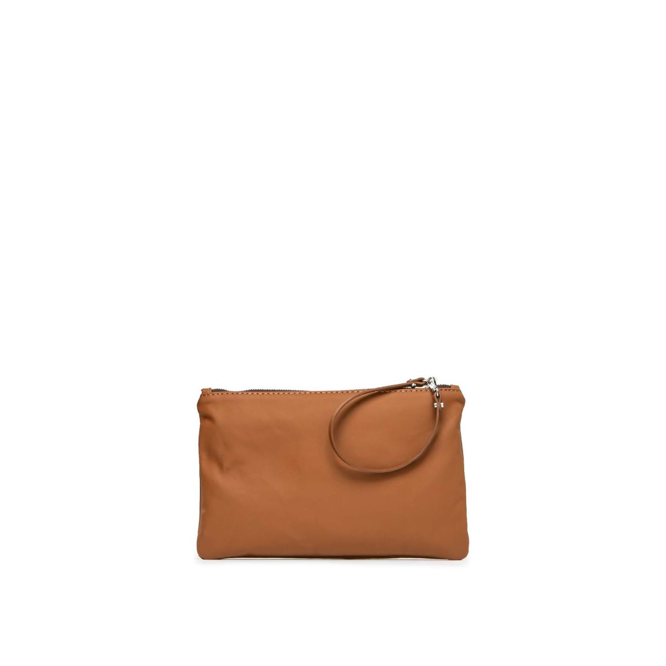 clutch MARCELLA in camoscio cuoio