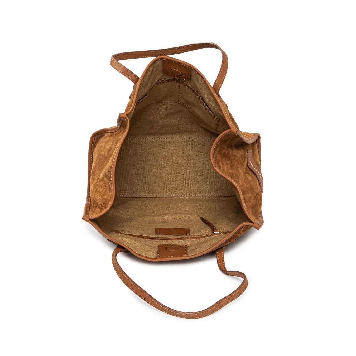 shopper MARCELLA in camoscio cuoio