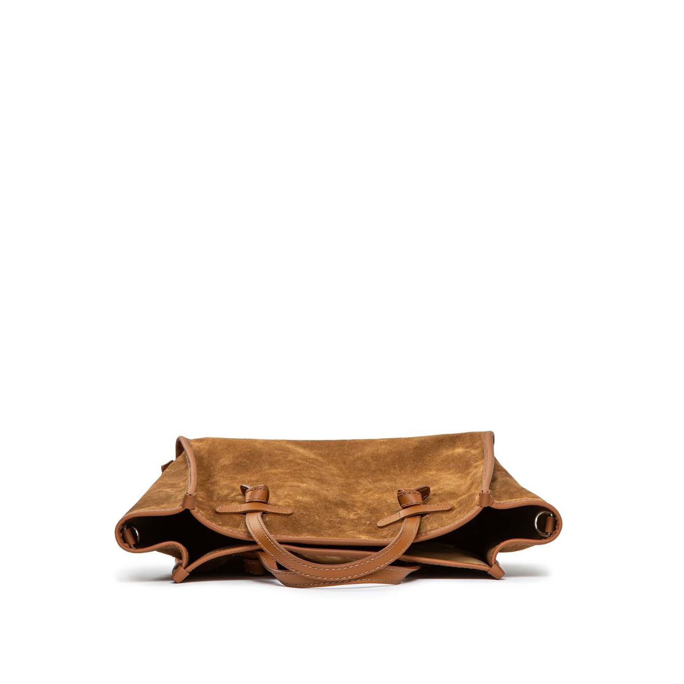 shopper MARCELLA media in camoscio cuoio 
