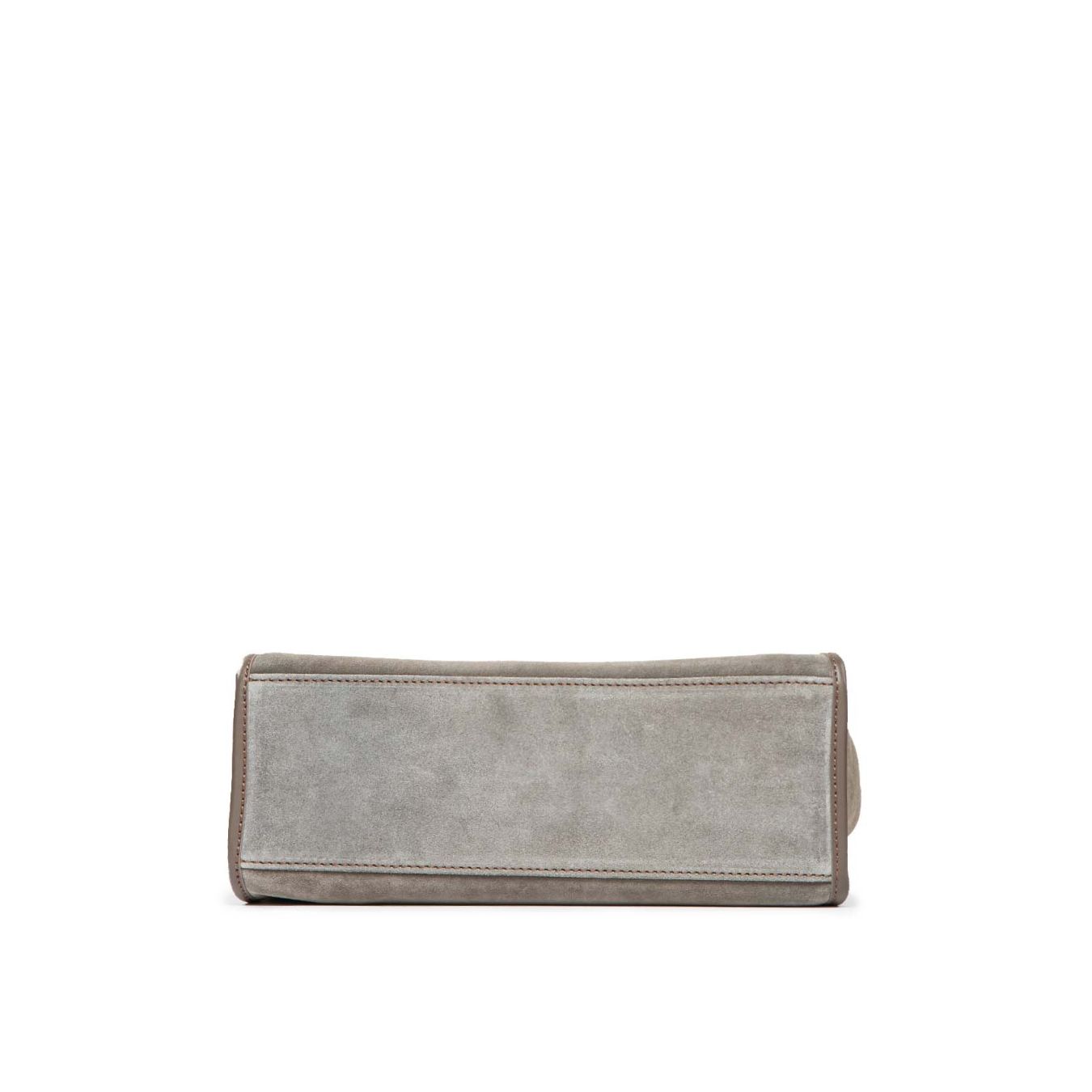 shopper MARCELLA media in camoscio grigio 