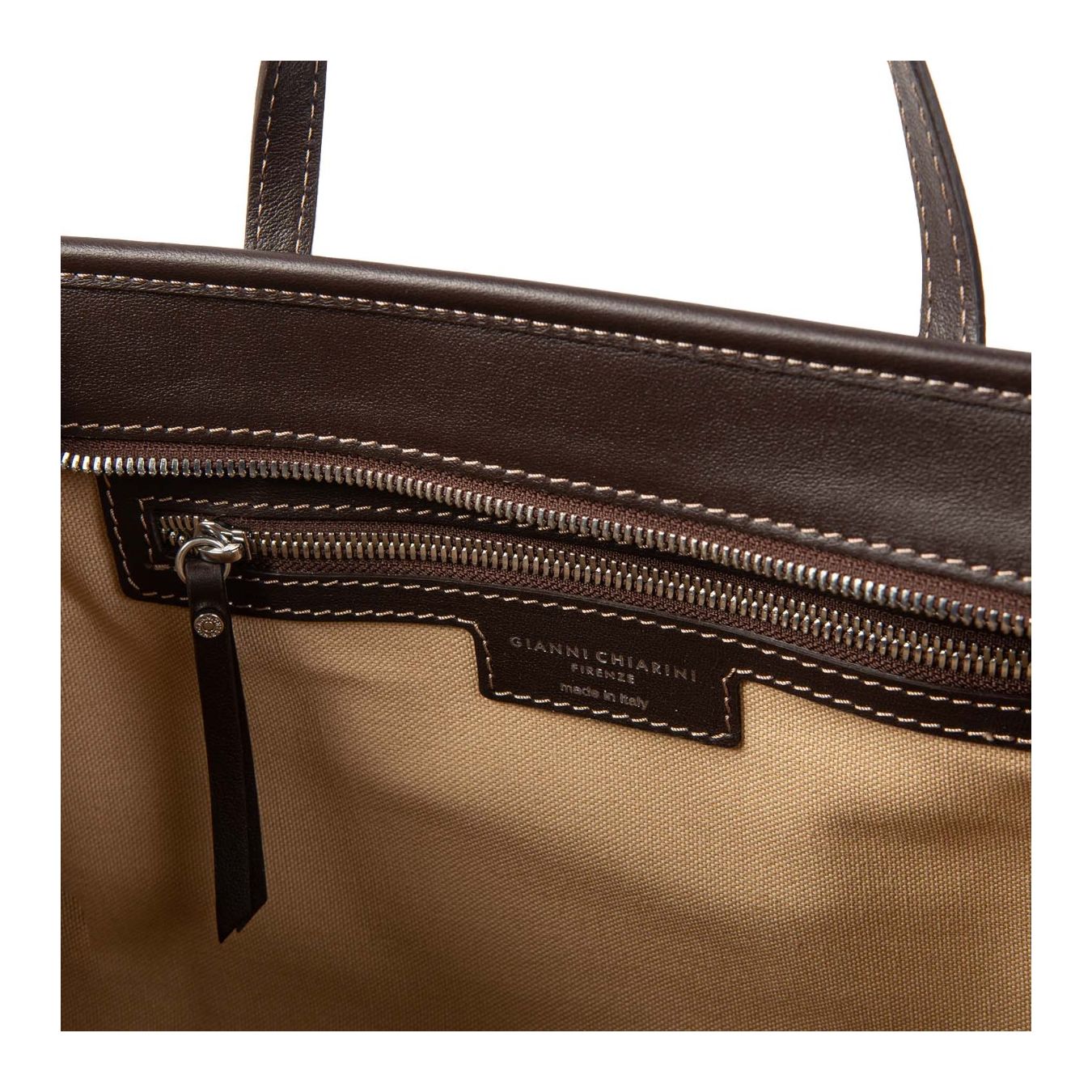  shopper MARCELLA media in camoscio espresso interno