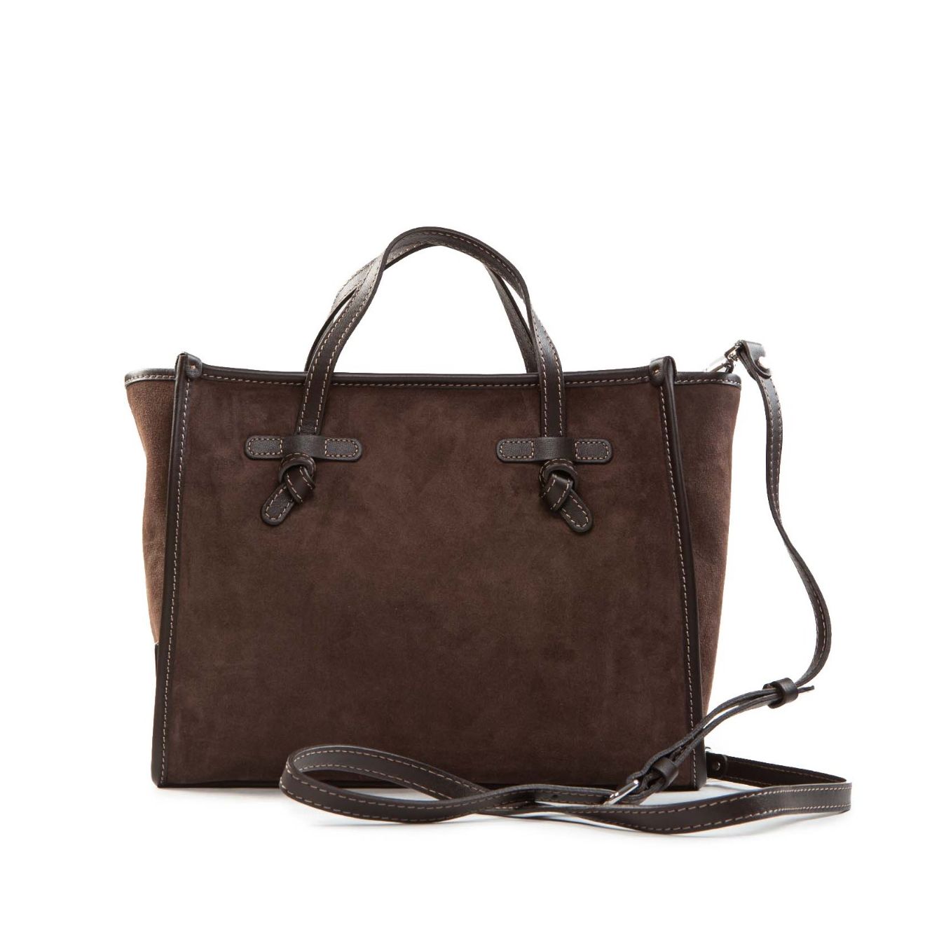  shopper MARCELLA media in camoscio espresso