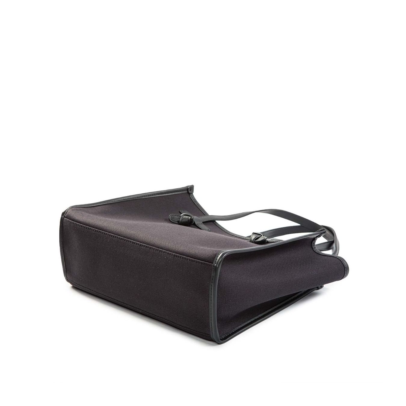 shopper MARCELLA media in tessuto nero sotto