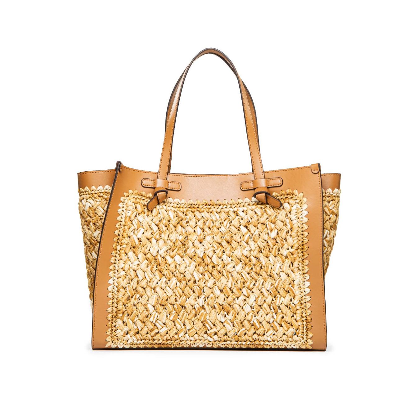 shopper MARCELLA in paglia intrecciata 